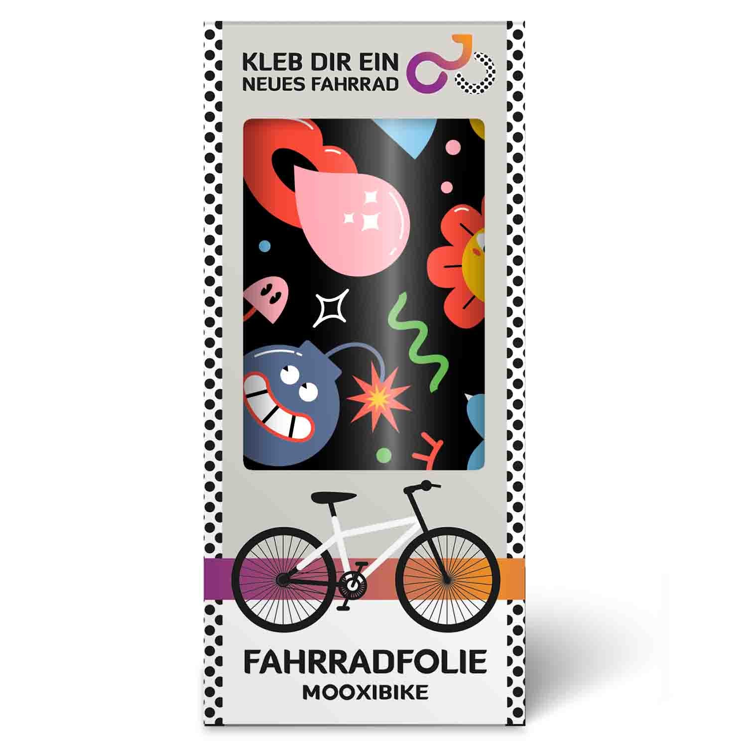 mooxibike-fahrradfolie-comic-friedenstaube-regenbogen-fahrrad-muster