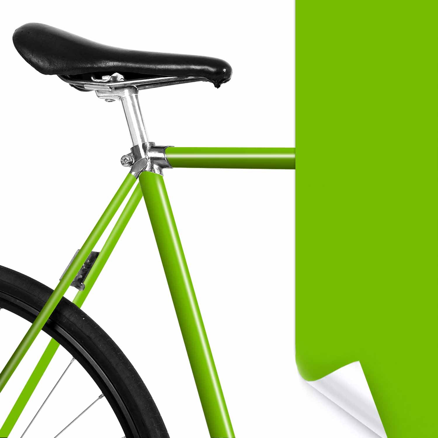 mooxibike-fahrradfolie-granny-green-gruen-poppig-uni-farbe-rad