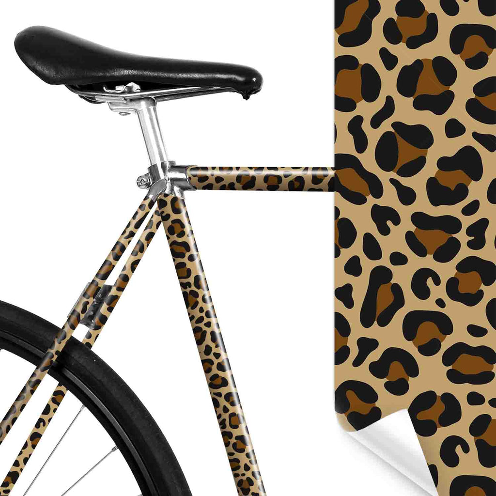  Analyzing image    mooxibike-fahrradfolie-leopard-animal-print-leo-muster-fahrrad