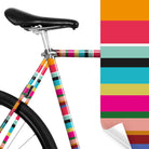 Analyzing image    mooxibike-fahrradfolie-streifen-rot-orange-tuerkis-stripes-smith-muster-fahrrad