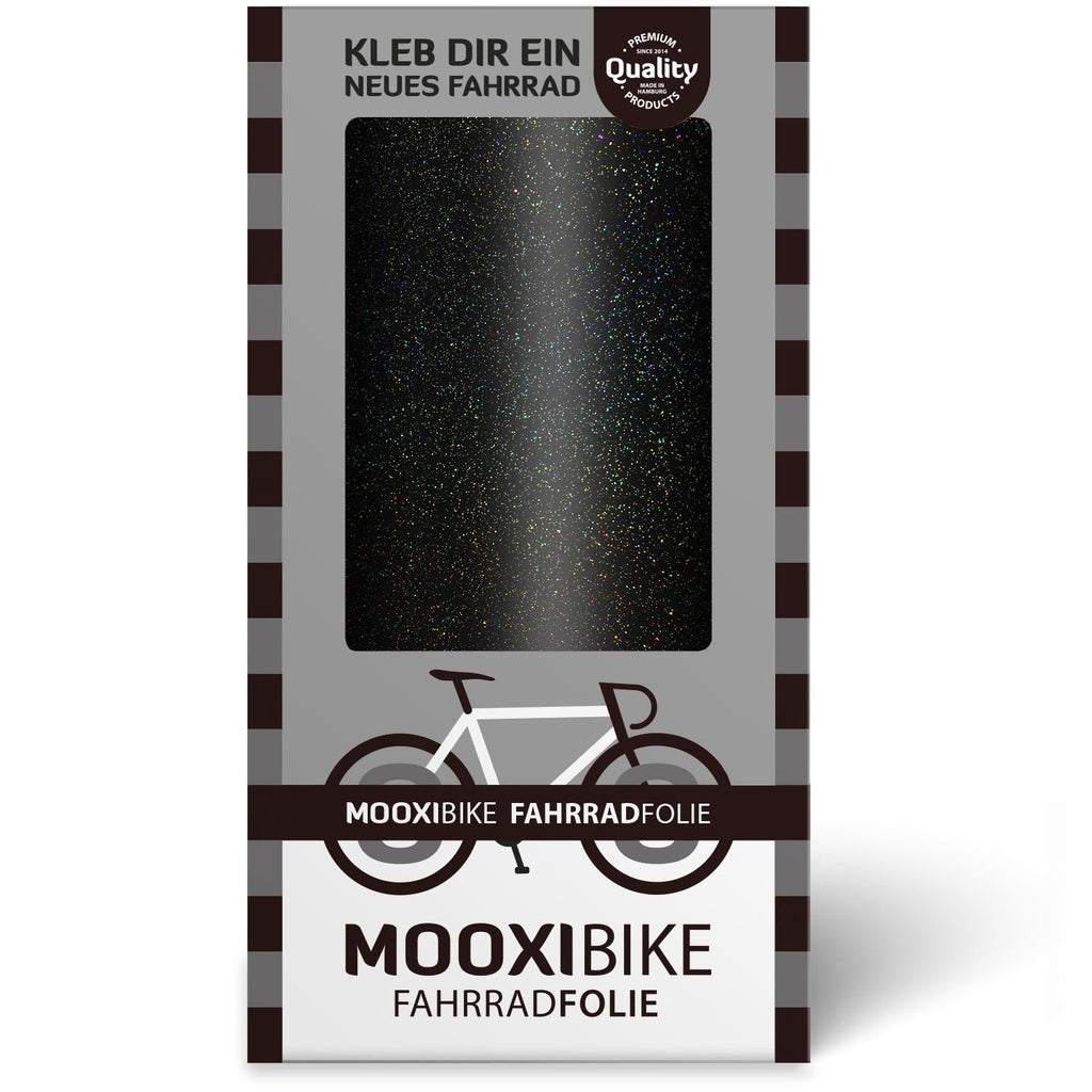    mooxibike-fahrradfolie-galaxy-black-glitzer-glossy-uni-verpackung