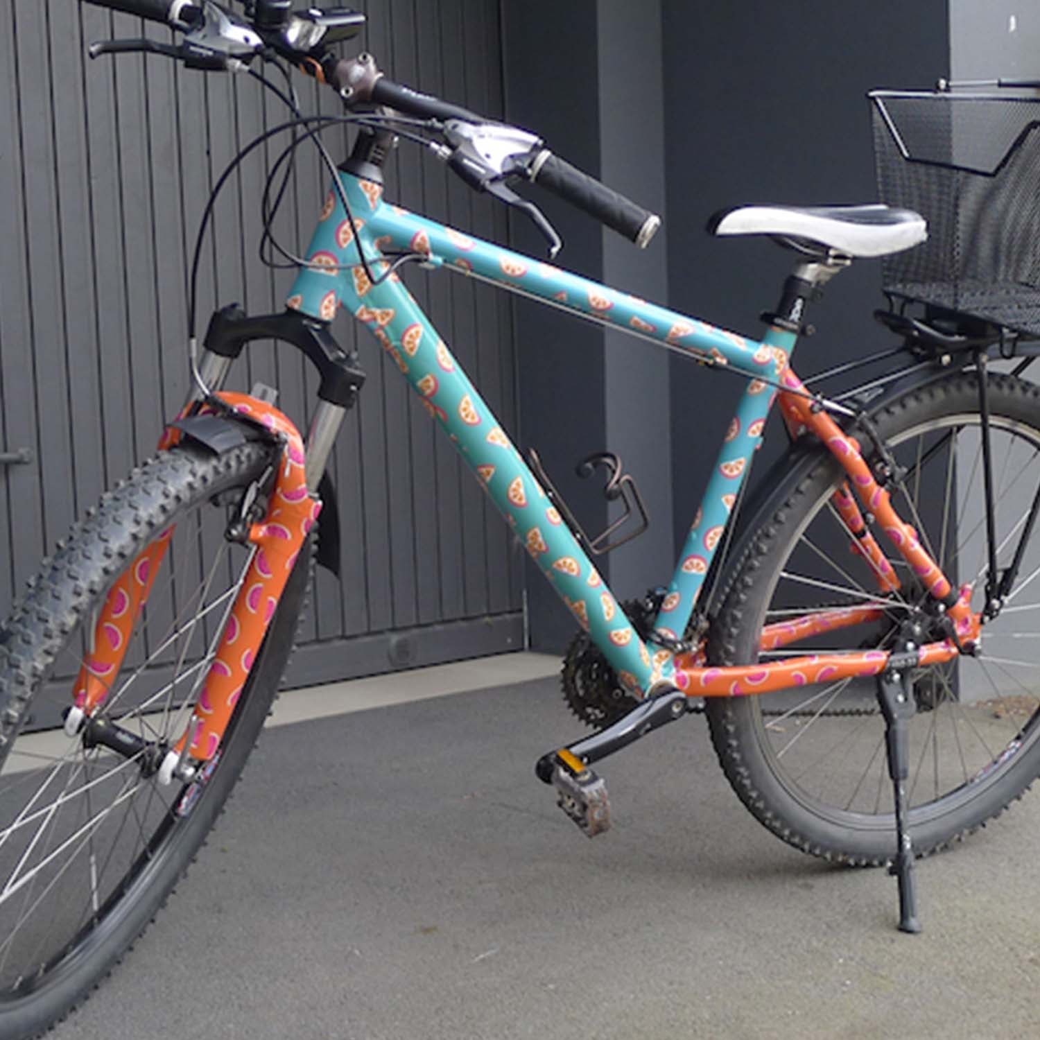 mooxibike-fahrradfolie-pink-melon-beach-sommer-cocktail-obst-jugendrad