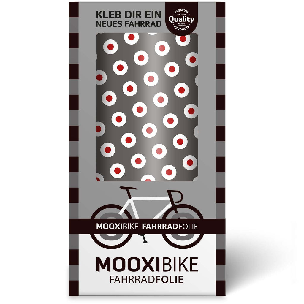 mooxibike-fahrradfolie-verpackung-red-dot-kreise-rot-grau-weiss