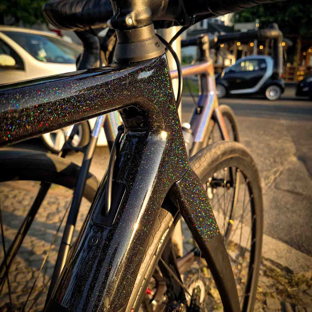 mooxibike-fahrradfolie-galaxy-black-glitzer-glossy-schwarz