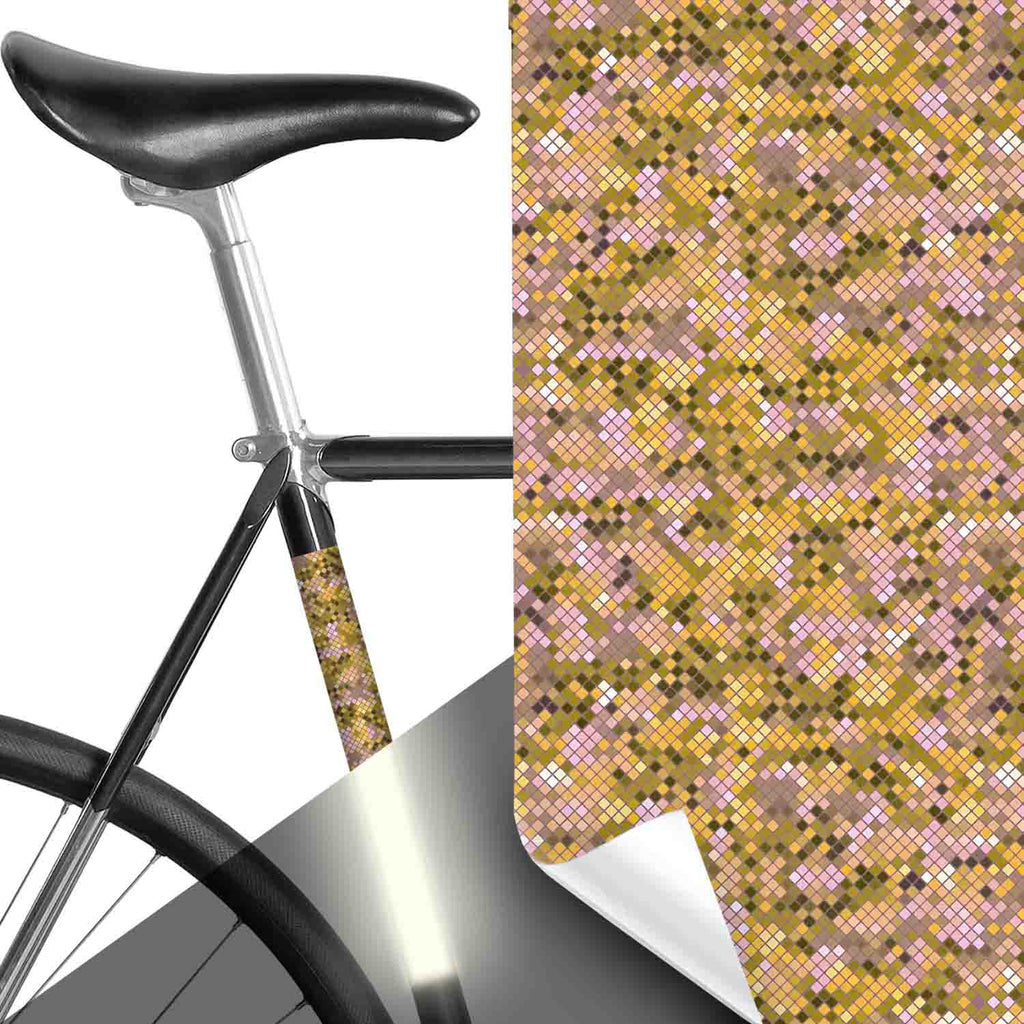 fahrradfolie-reflektierend-pixel-orange