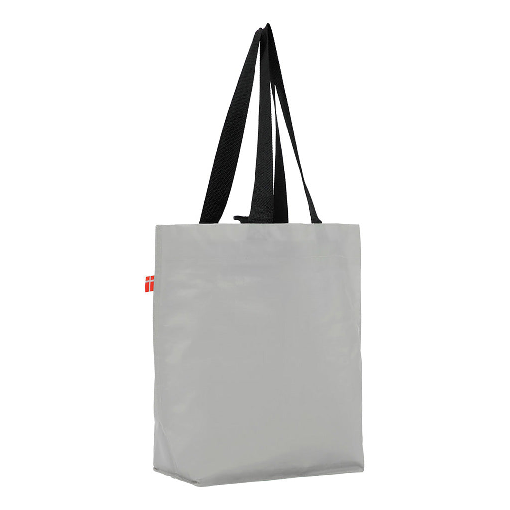 COBAG Bikezac 2.1 Fahrrad-Einkaufstasche in Off-White Weiß aus recyceltem Material.