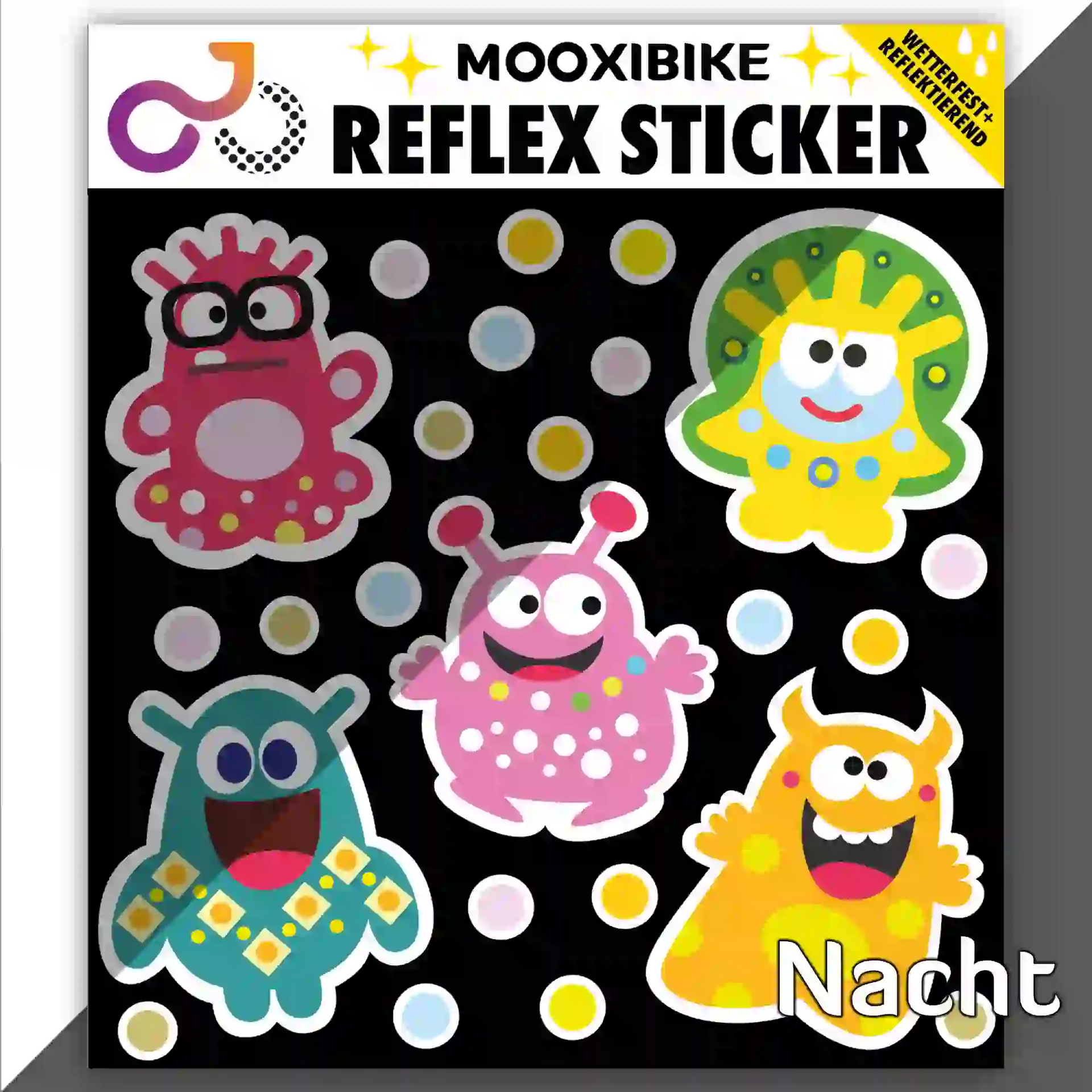 Autocollant Vintage 'Fahrradfahrer Geprüft 1986' - Sticker Vélo Rétro