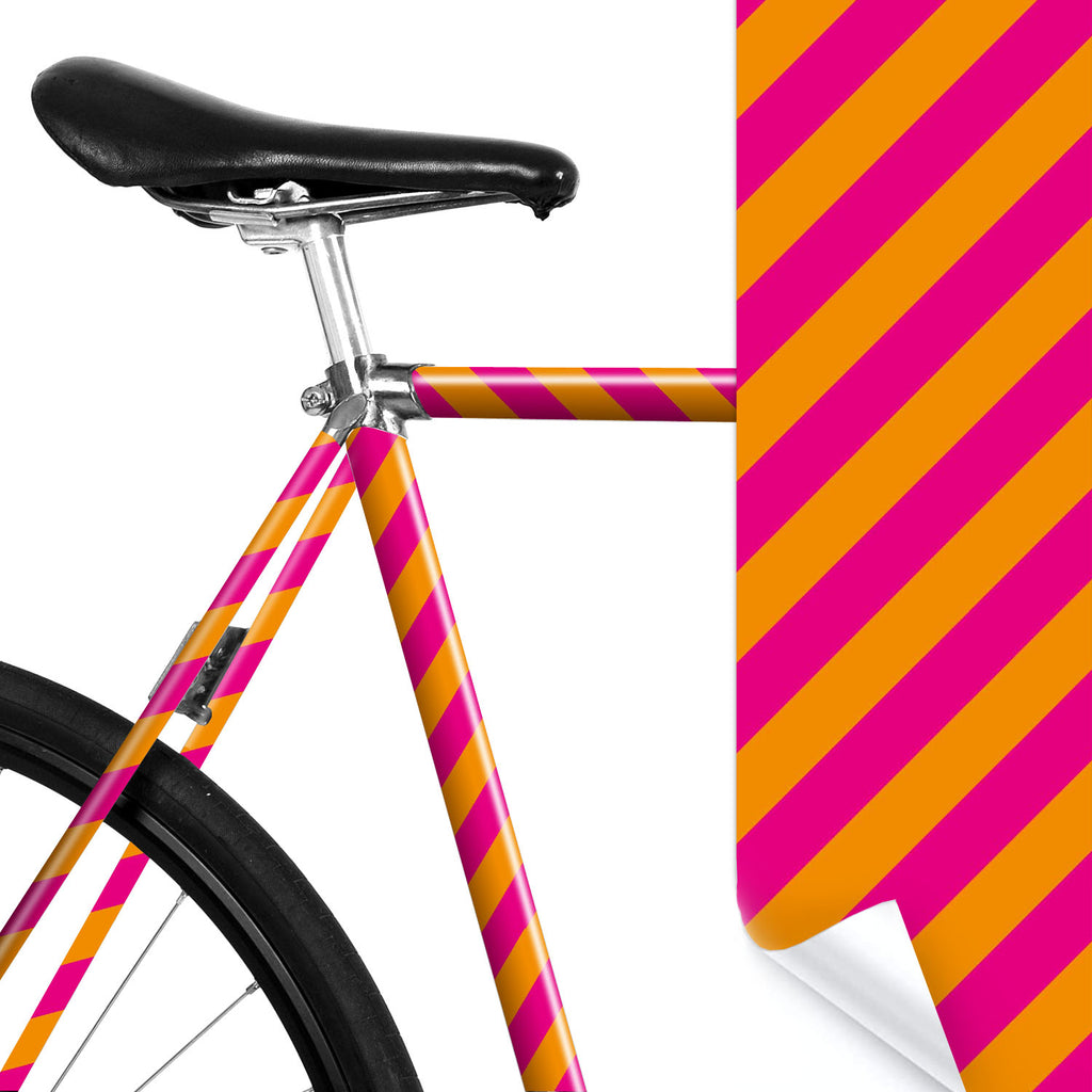 mooxibike-fahrradfolie-candy-zuckerstange-pastel-orange-pink-fahrrad-muster