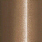 Nahaufnahme der Metallic-Partikel in der braunen Lackschutzfolie für Fahrräder.