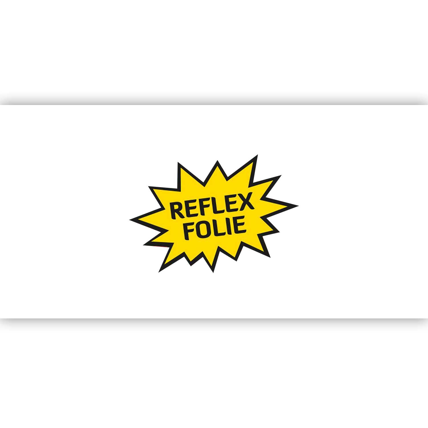 Reflex-Aufkleber Set – 14 Stück, Gelb, Retroreflektierend Nach ECE 104, Für Glatte Oberflächen