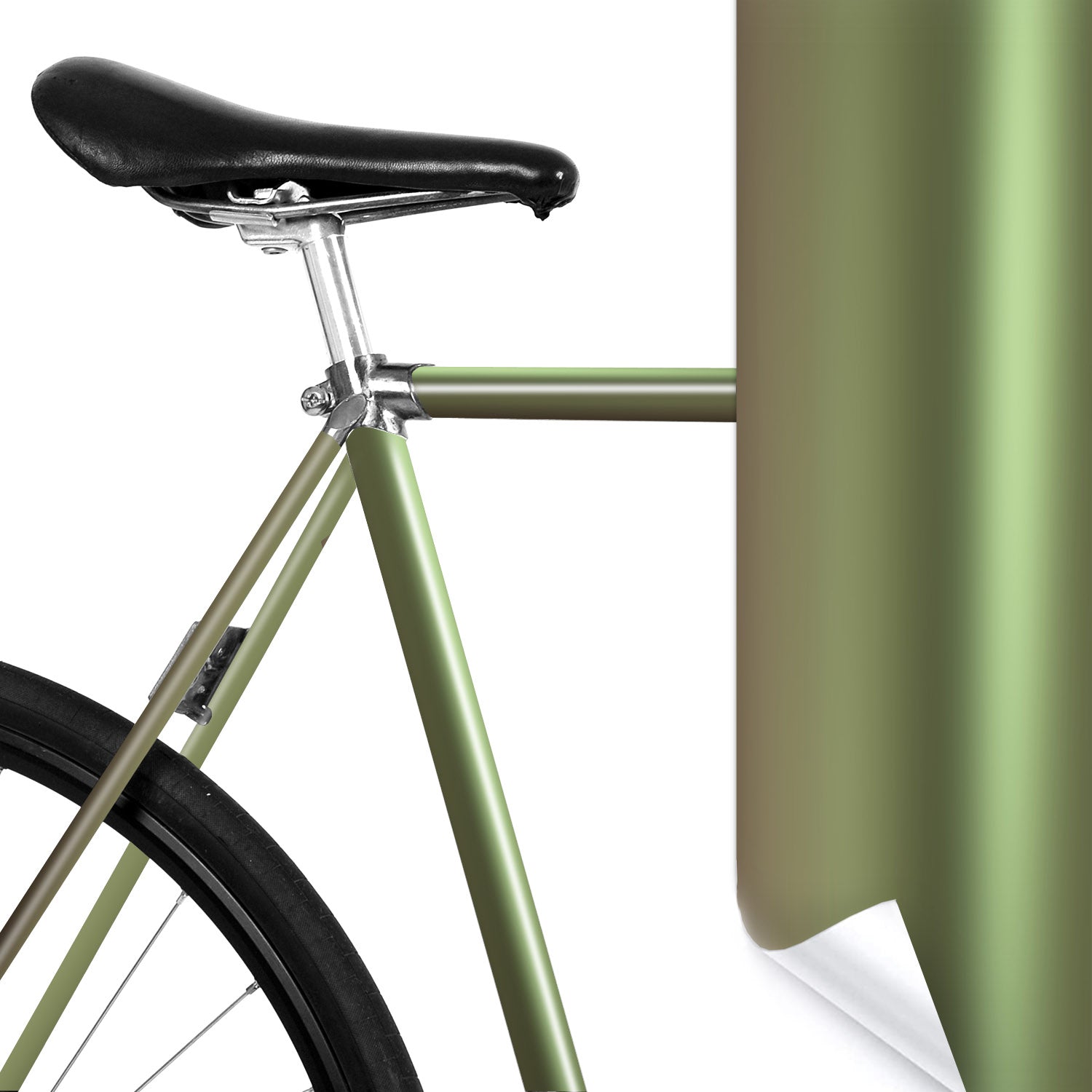 mooxibike-fahrradfolie-dancing-dragon-green-gruen-metallic-rennrad-farbe-uni